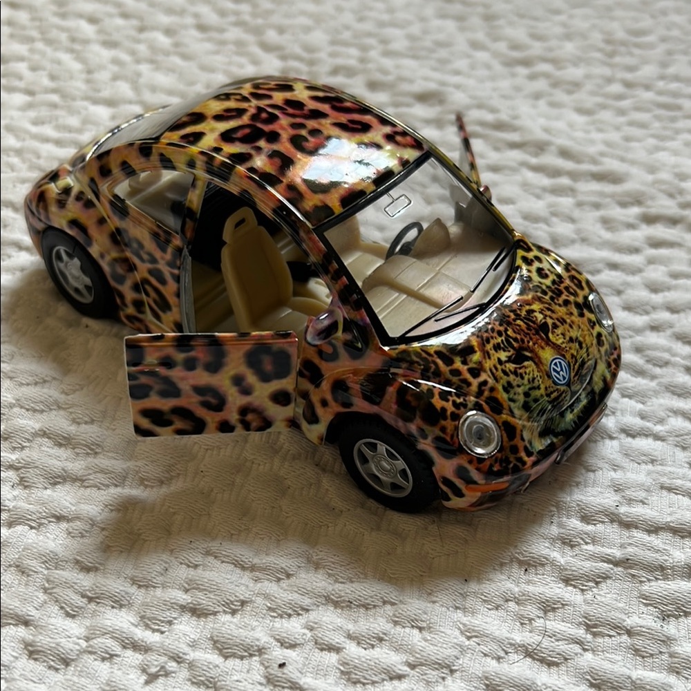 Leopard Print Toy Car